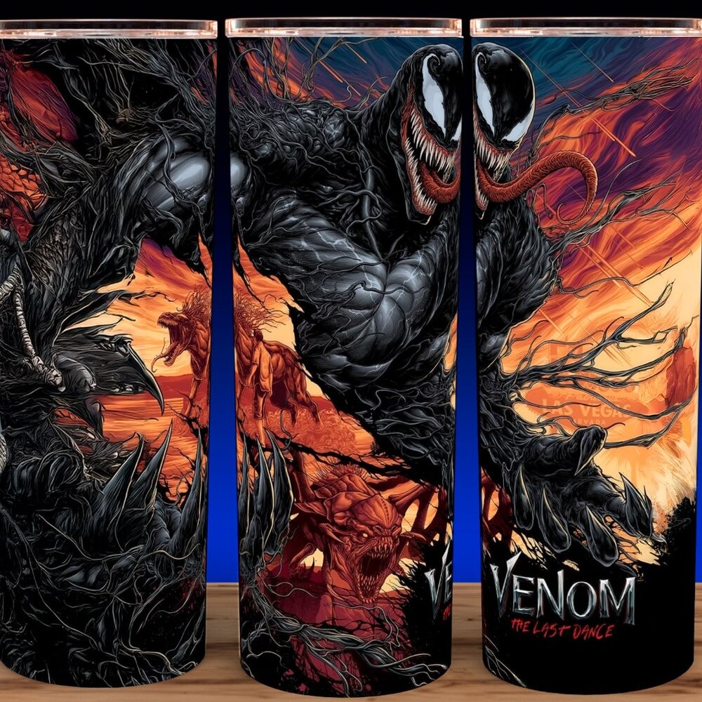 Venom The Last Dance Comic Book Style Cup Mug Tumbler 20oz